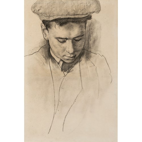 Portrait Study of a Boy Wearing a Cloth Cap: Study for The Costardmongers